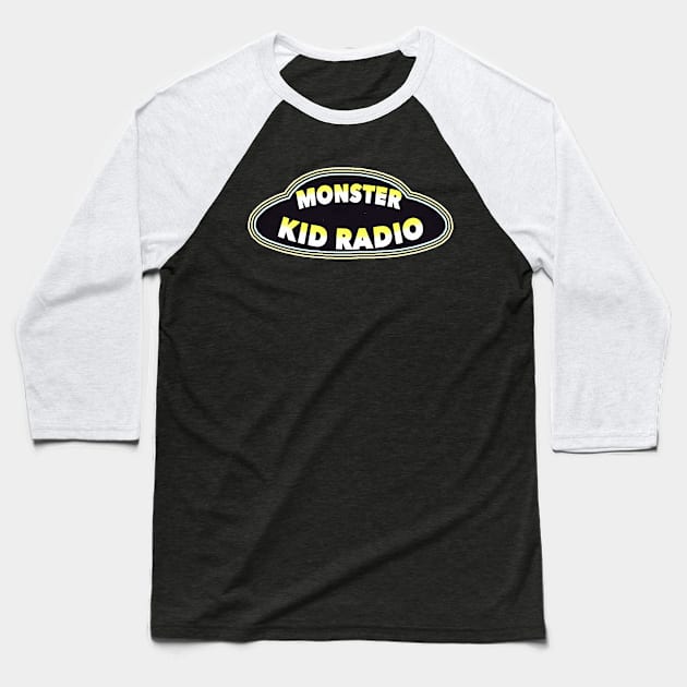 Monster Kid Radio Saucer Baseball T-Shirt by MonsterKidRadio